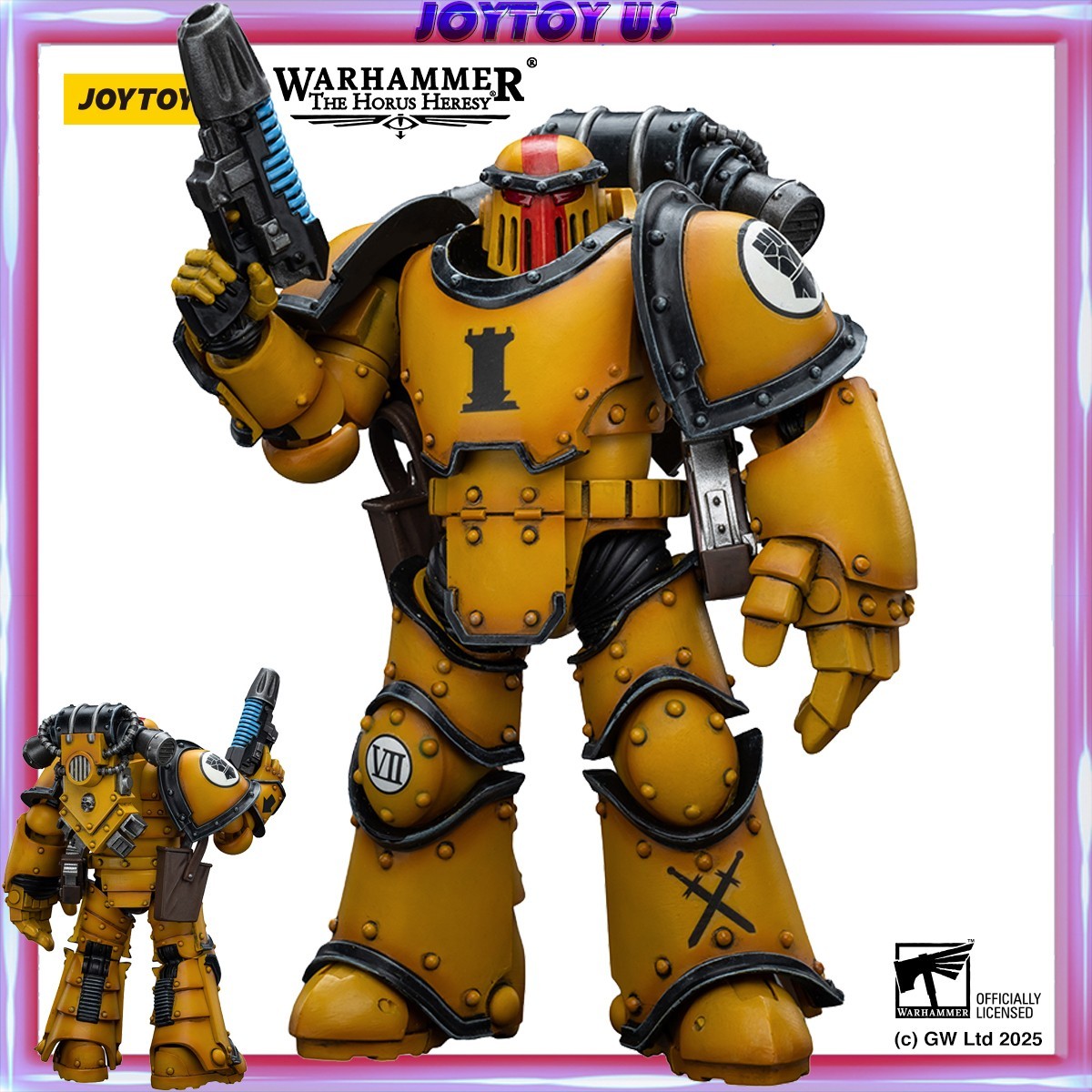 JOYTOY Warhammer 40k 1/18 Imperial Fists Legion MkIII Tactical Squad Sergeant