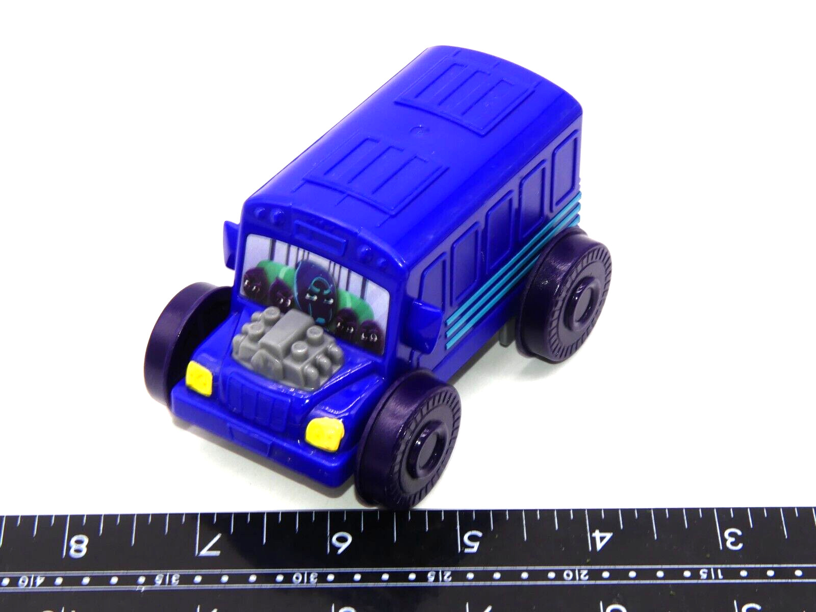 PJ Masks Night Ninja Ninjakinos Blue School Bus Car Vehicle Toy Just Play