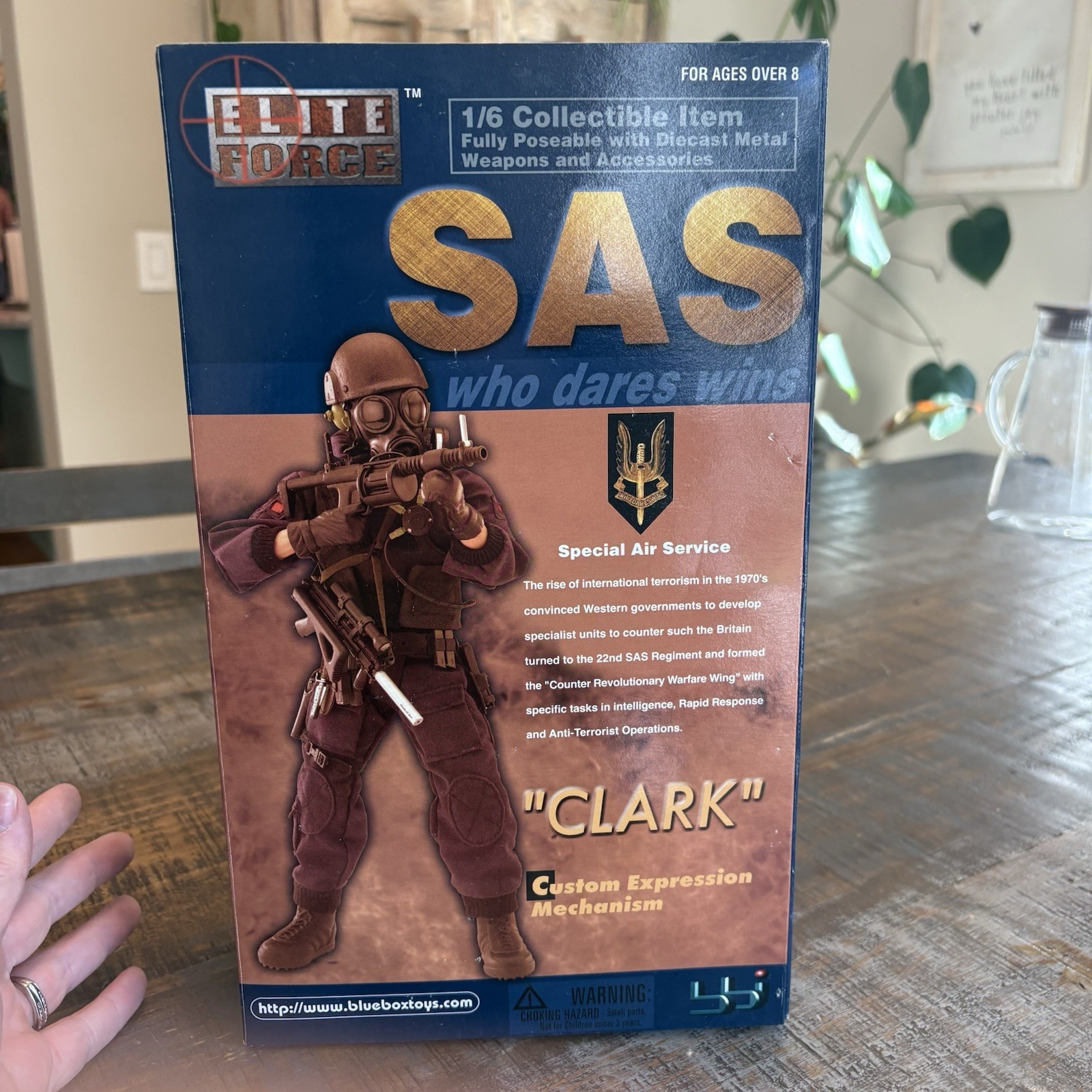 BBI 12” Elite Force 1/6 SAS « Clark » Action Figure 12&Prime; Doll Blue Box Toys