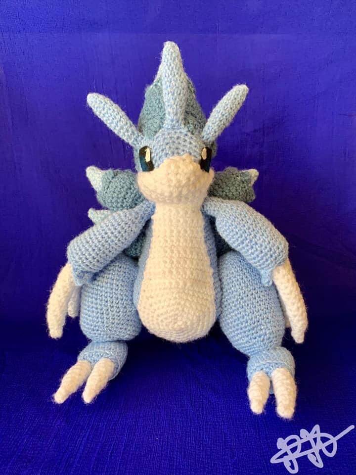 Alolan Sandslash- Handmade Crochet Plush- Made To Order