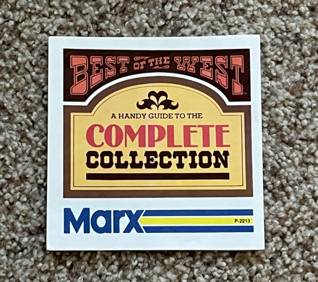 1970&rsquo;s Marx Johnny West Best of the West Complete Collection Guide P-2213