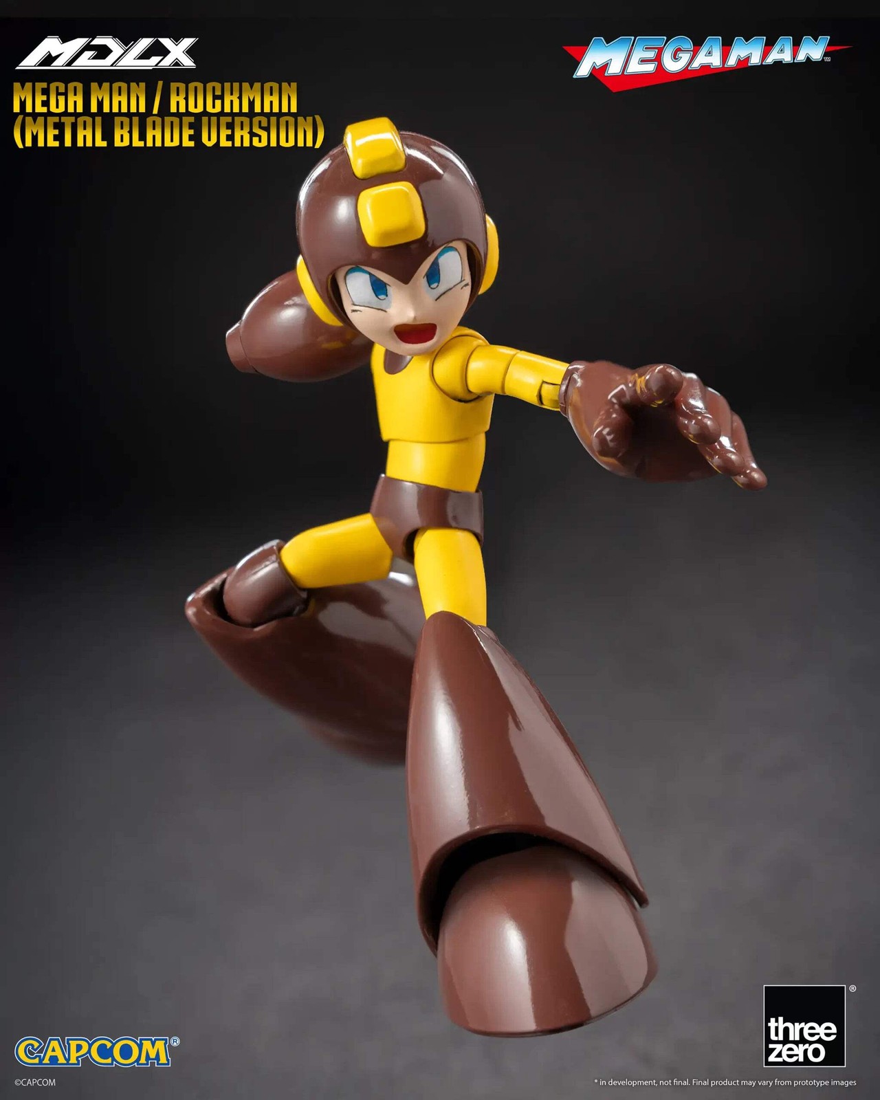ThreeZero Mega Man Rockman (Metal Blade Ver.) MDLX Action Figure USA SELLER