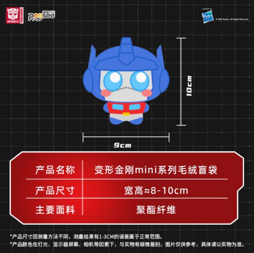NEW Transformers Roll Out Mini Plush Keychain Blind Bag Box AUTHENTIC Reesee