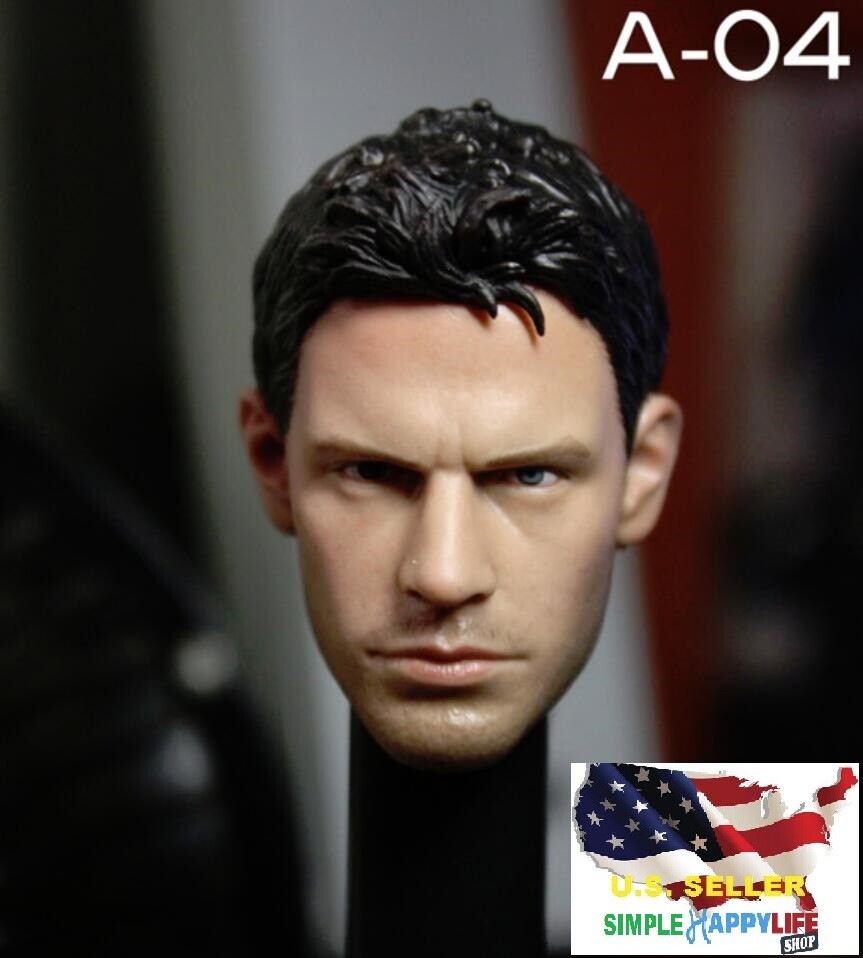 1/6 male head for Chris 12&Prime; figure Phicen Ganghood worldbox ❶USA❶