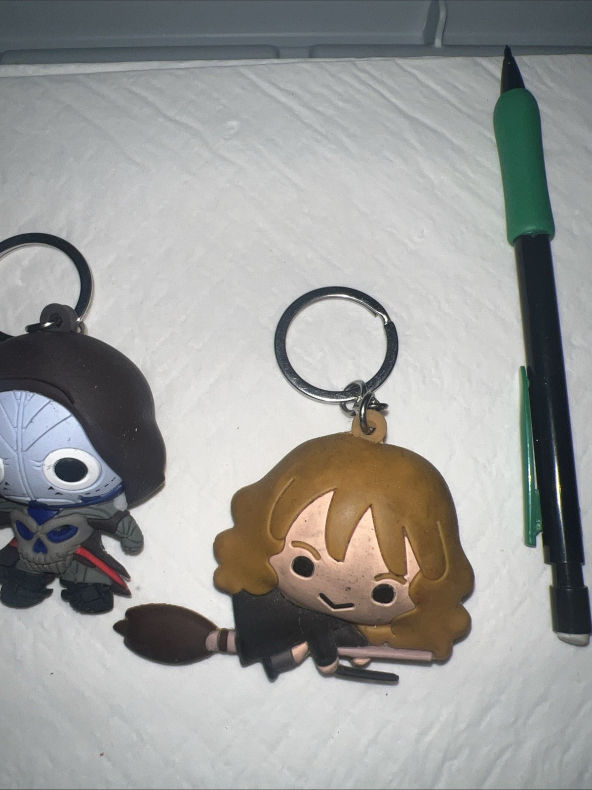 Ready Player One Keyring 3D Figure Keychain I-Rok And Hermione, Harry Potter
