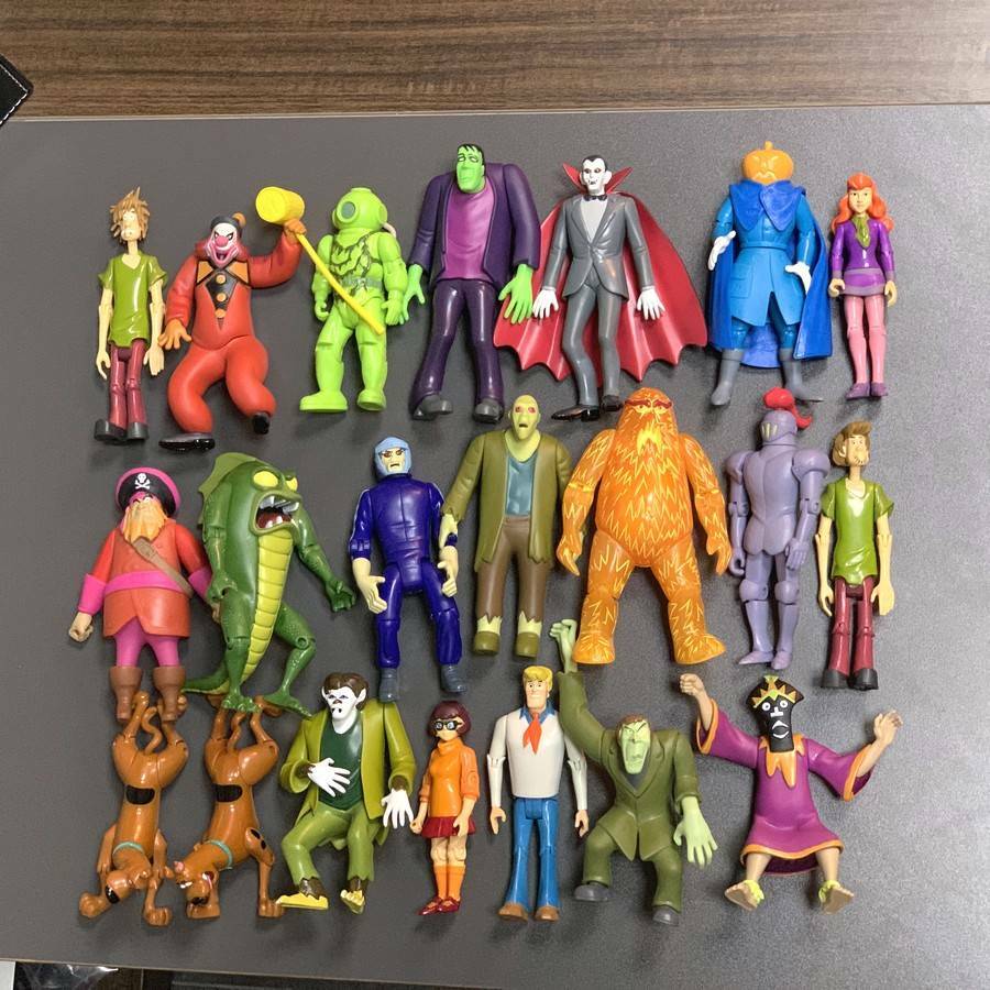 5&Prime; Scooby-Doo Ghost Zombie Vampire Velma Shaggy Monster Villains Figure Kids Toy