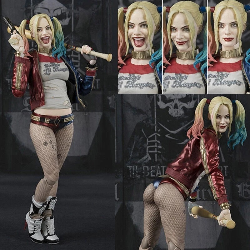 SHF Suicide Squad The Clown&rsquo;s Girl Harley Quinn PVC Action Figure NEW IN BOX 6in