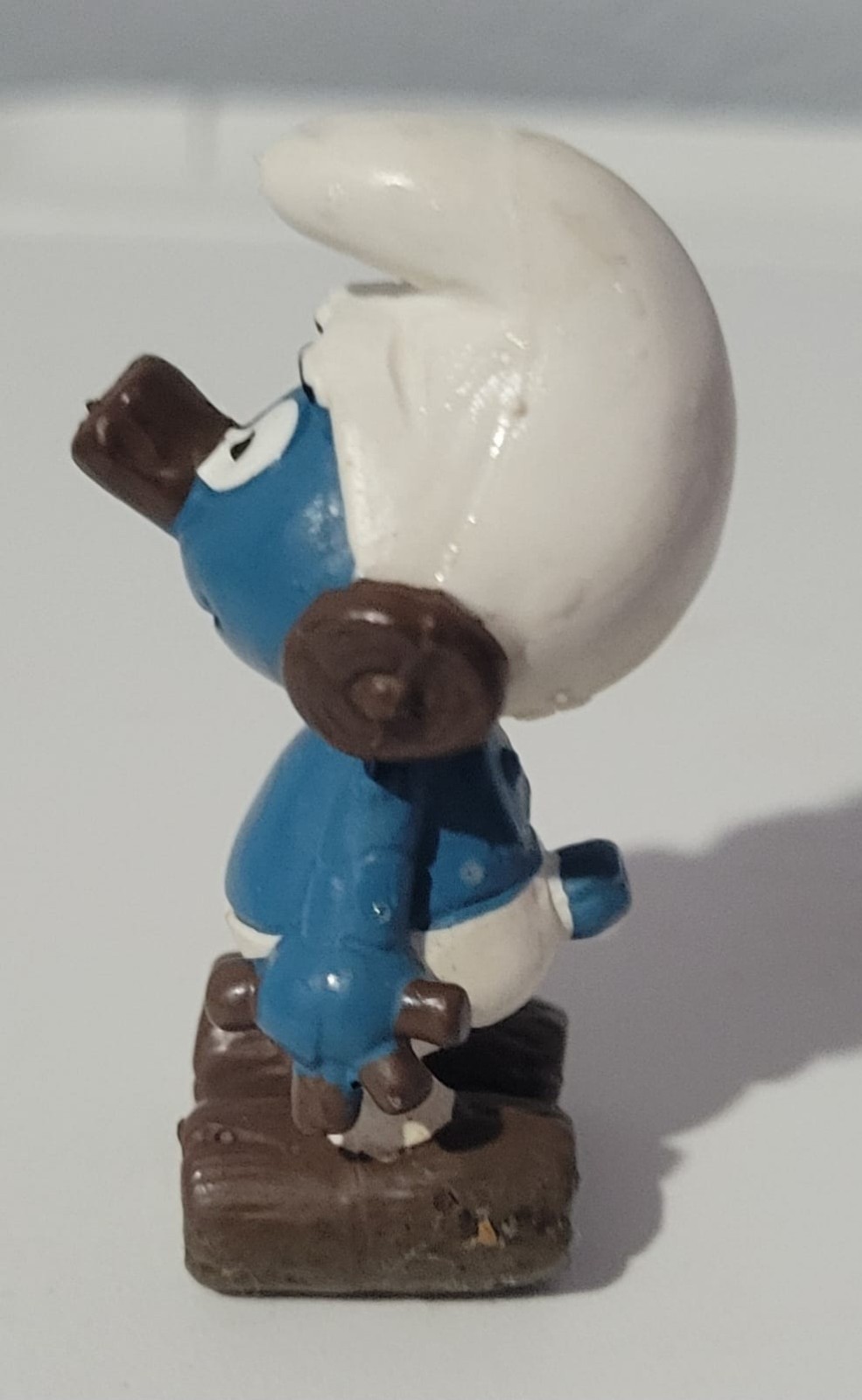 Smurfs 20175 Clockwork Smurf Figure Vtg Schleich Peyo PVC Figurine Robot 1983