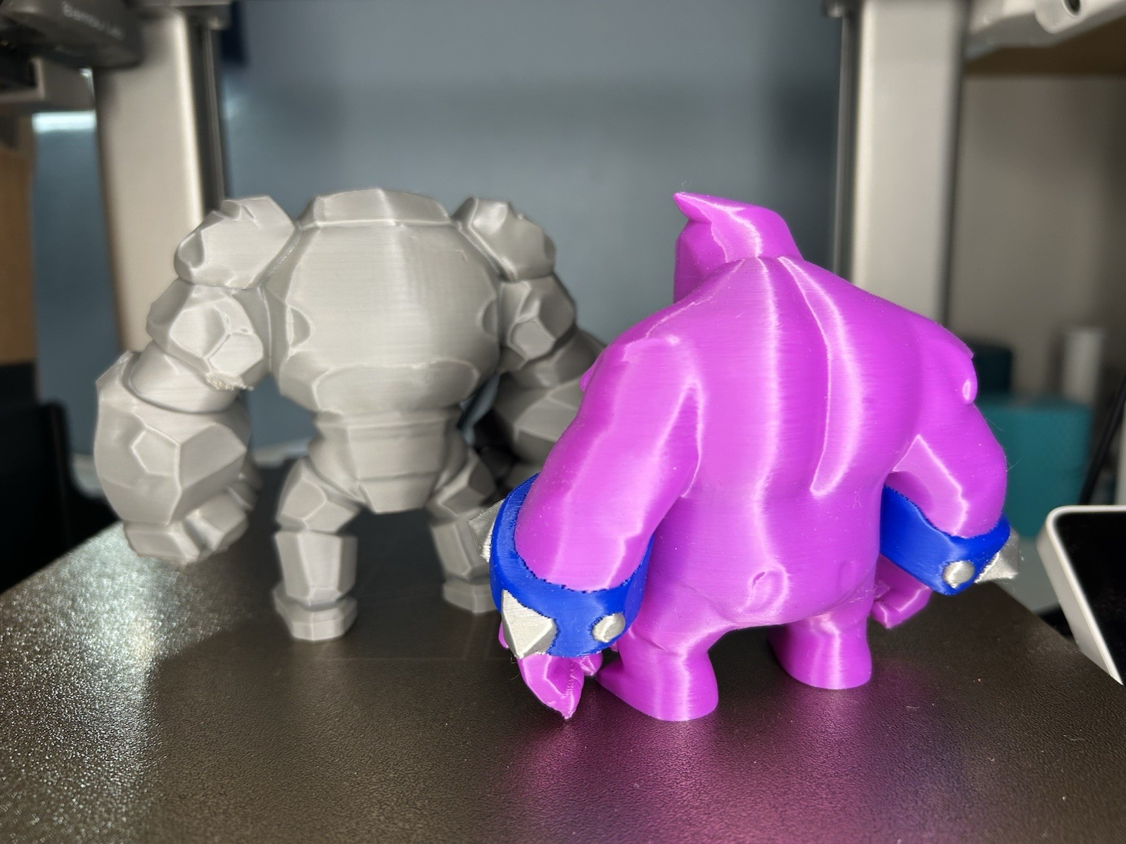 Clash Royale Golem & Elixir Golem Set 3D Printed Figurine Toys for Kids & Teens