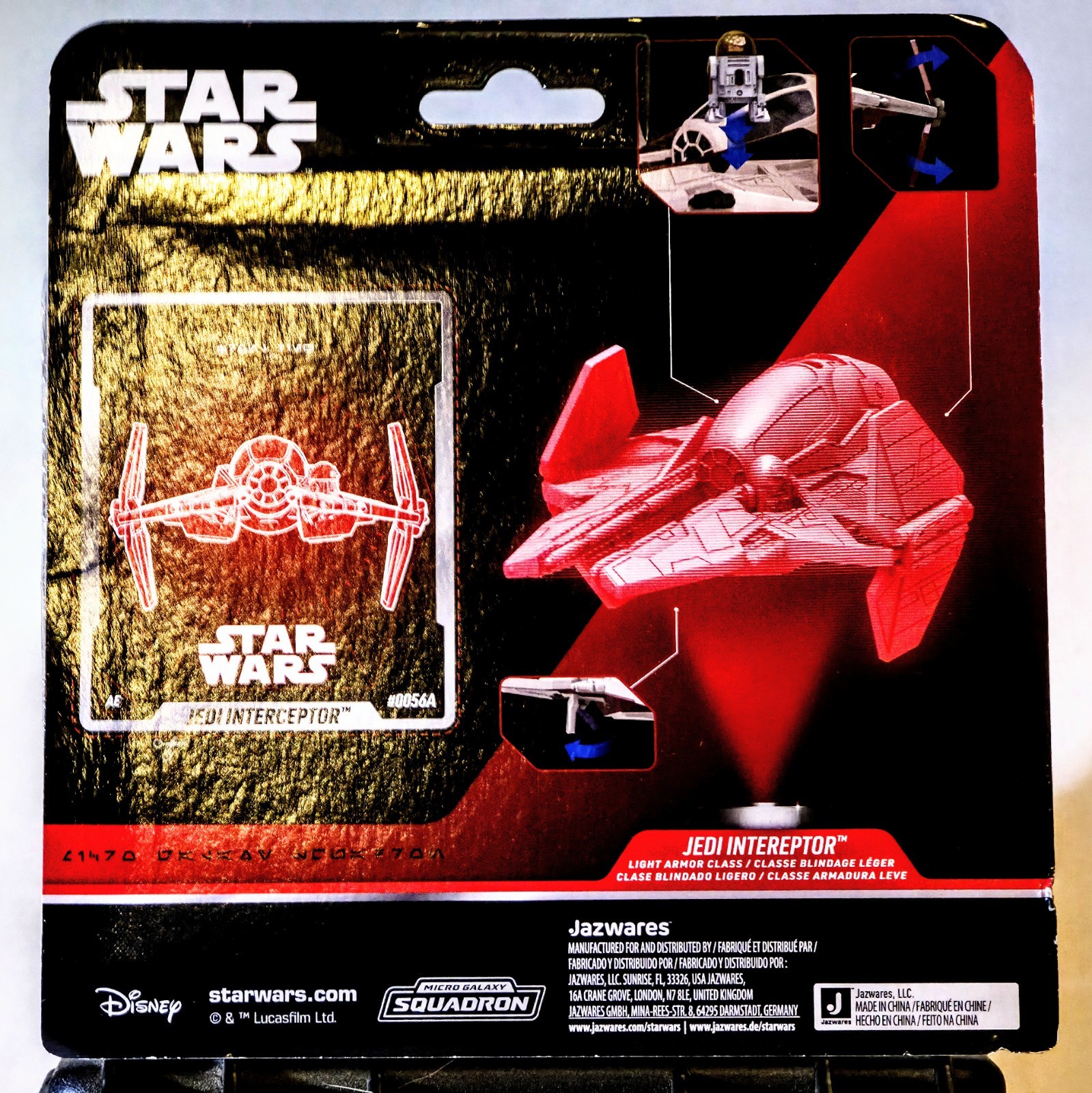 Star Wars Micro Galaxy Squadron Obi-Wan&rsquo;s Jedi Interceptor Armada Edition #0056A