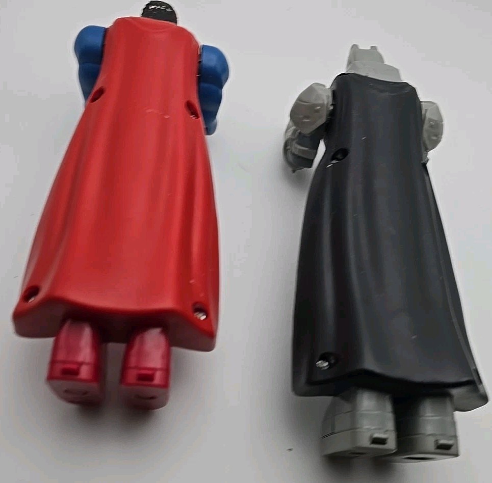 Batman Superman Figures Vintage DC Comics 8” (S16) Moving Head and Arms RARE