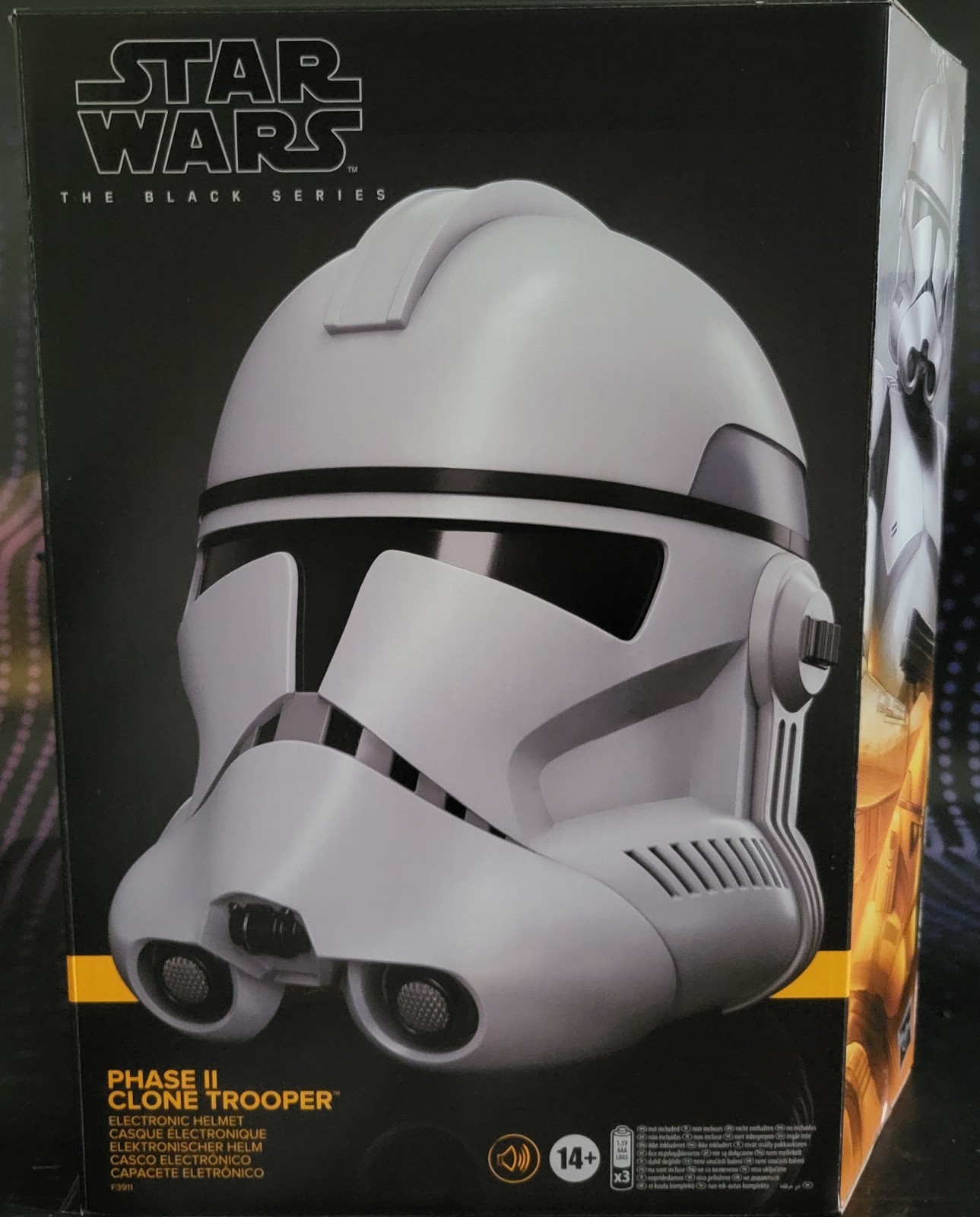 Hasbro Kenner Star Wars The Black Series Phase 2 Clone Trooper Electronic Helmet