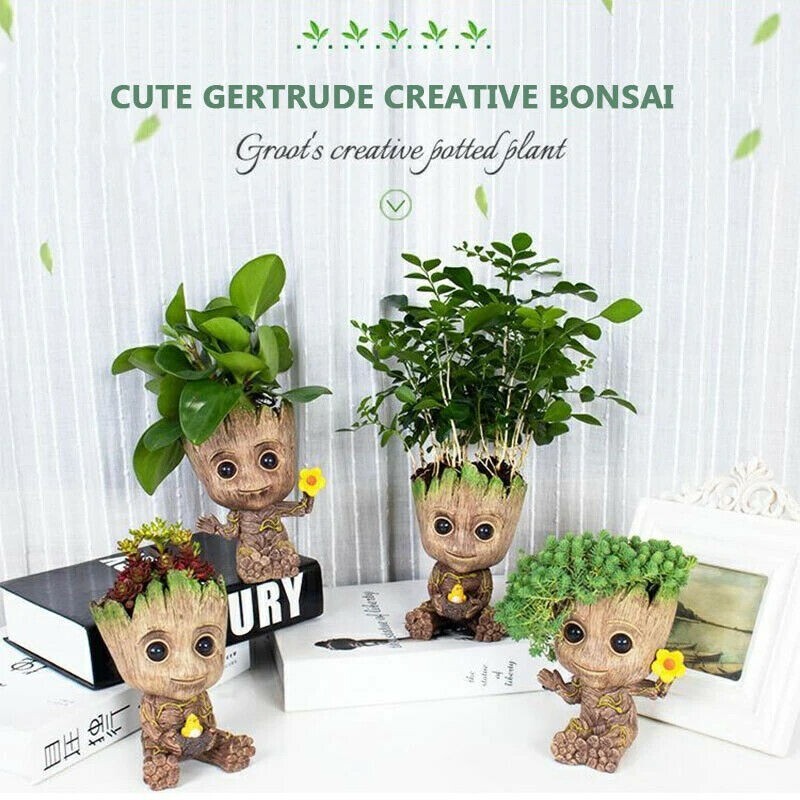 Mini Groot Figurine Miniature Model – Adorable Home Decor