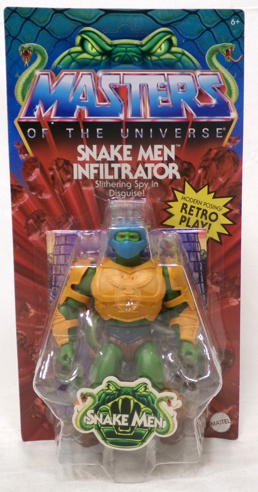 Mattel Masters of the Universe Origins Snake Men Infiltrator 5.5&Prime; Figure New