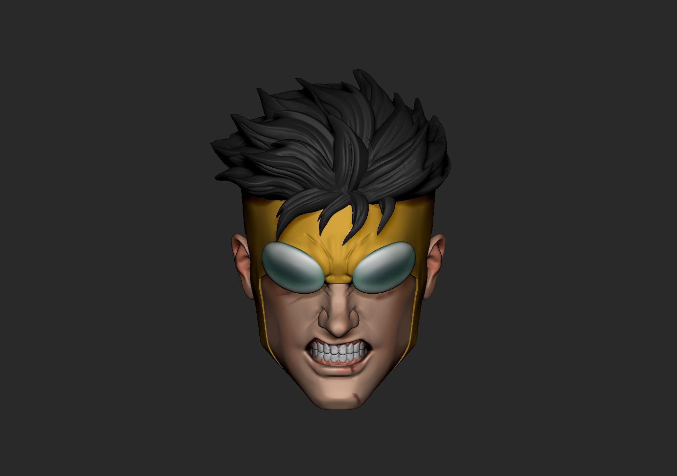 1/12 Scale Head [Unpainted]: 2026 Release Invincible VS (FIGHT)