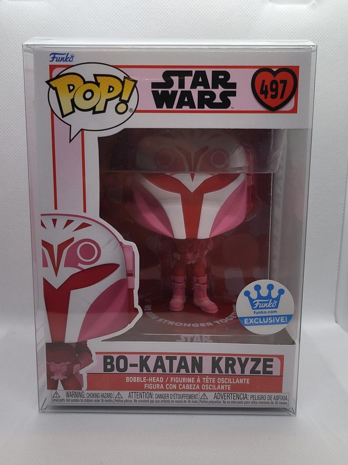 Star Wars Bo-Katan Kryze (Pink Valentine) Funko Shop Exclusive Funko Pop