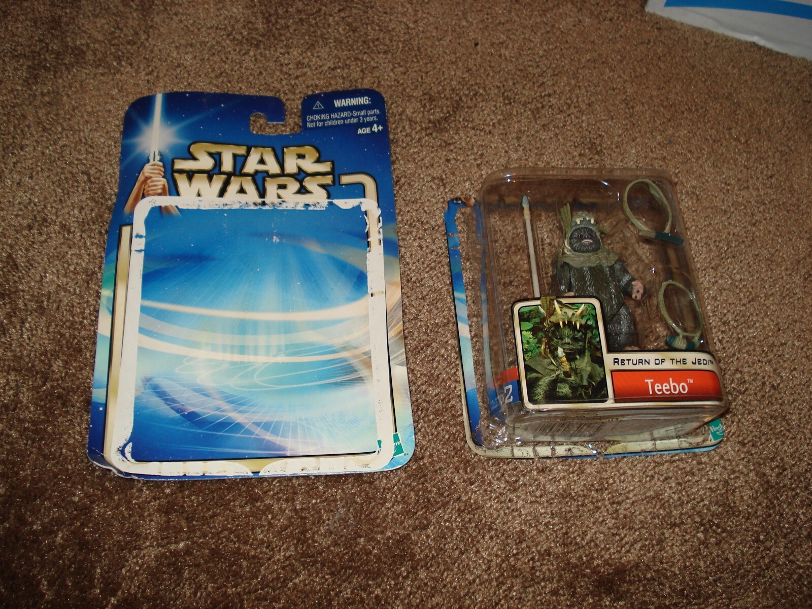 Star Wars COLLECTABLE « TEEBO » Return Of The Jedi 2002 DETACHED FROM CARD