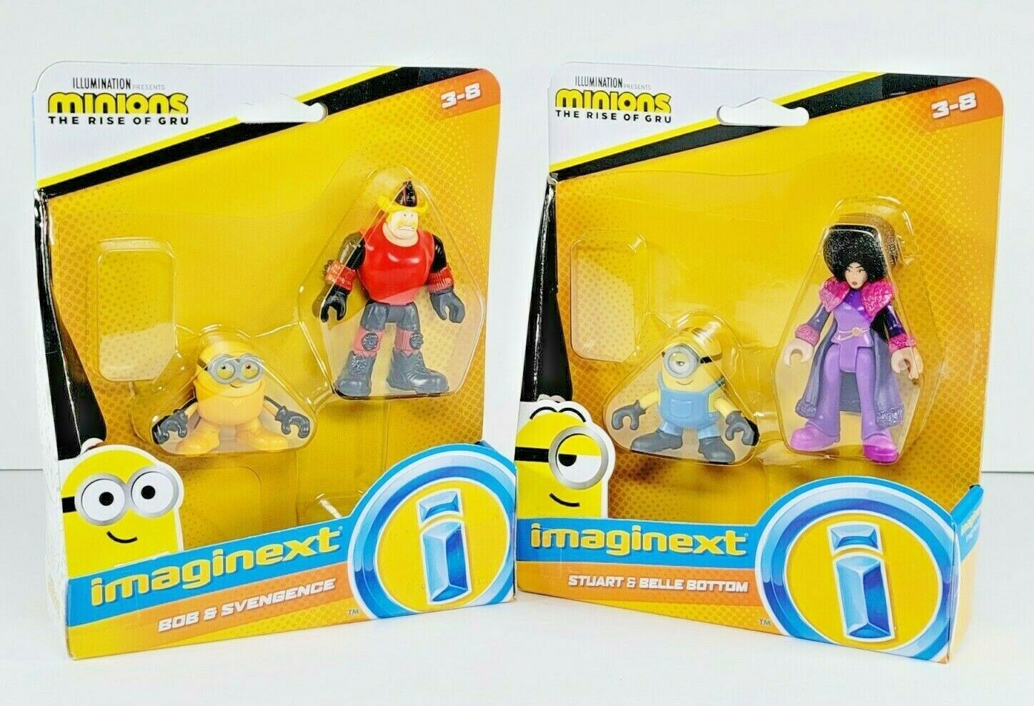 Imaginext Minions The Rise of GRU Figure Stuart & Belle Bottom, Bob & Svengence