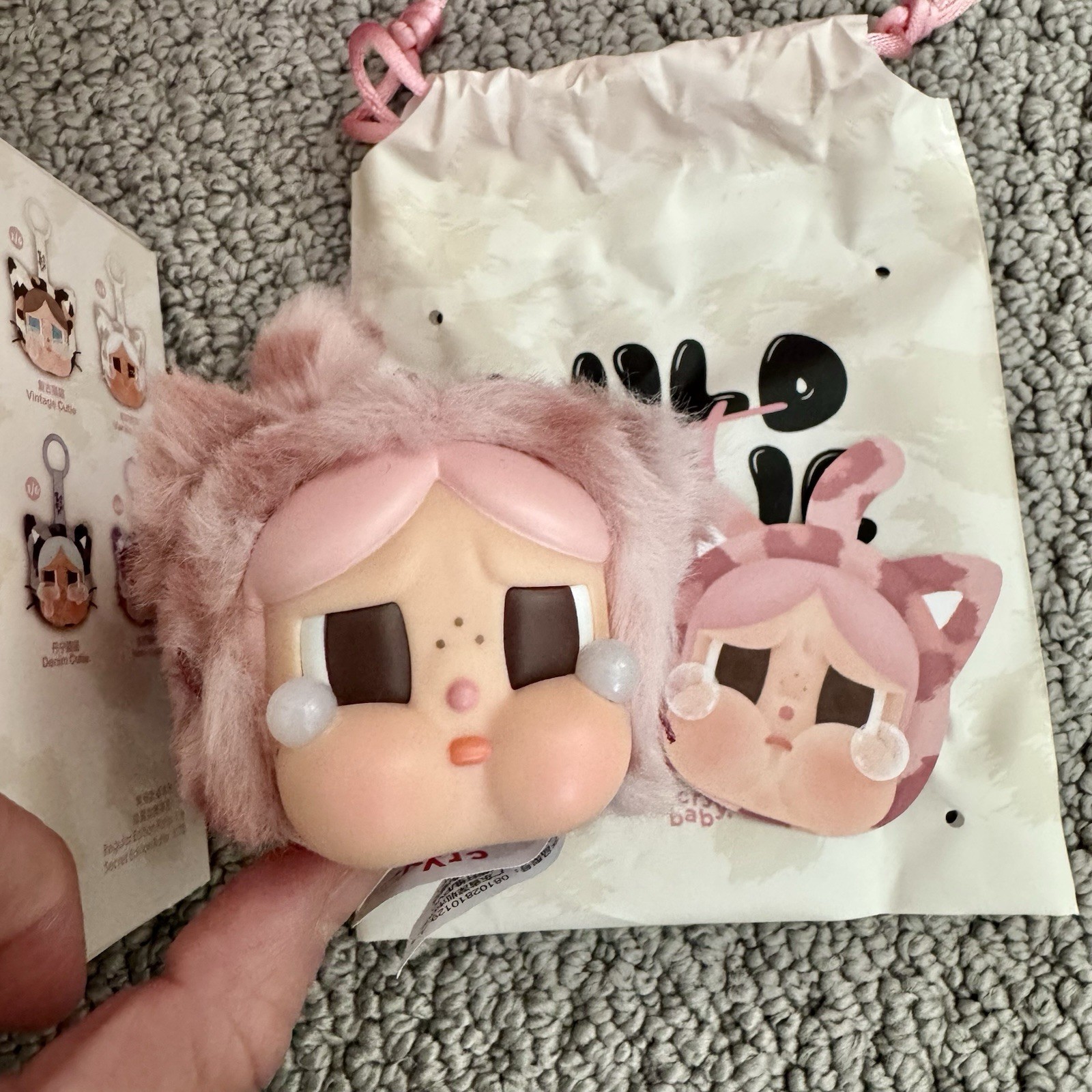 🌸 🇺🇸 100% Authentic POP MART Crybaby Wild But Cutie Pink Cutie Plush Pendant