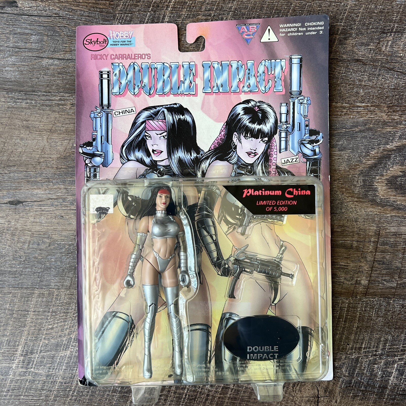 Ricky Carralero&rsquo;s Double Impact Platinum Jazz 6&Prime; Action Figure 1998 Skybolt Toyz