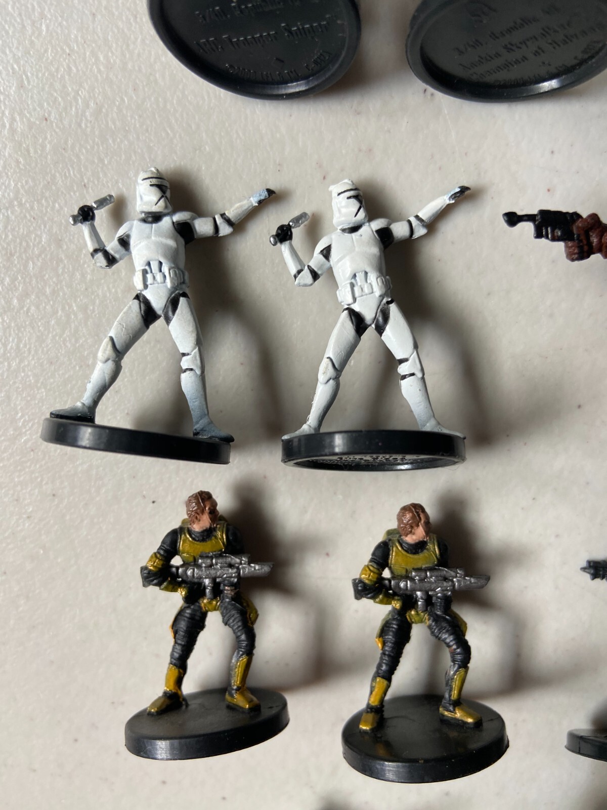 Star Wars Miniatures Figures Tabletop Role Playing Game Lot of 14 & Ewok Charm