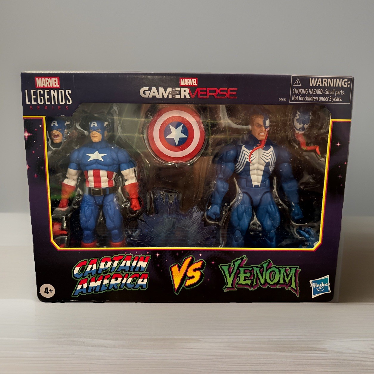 Marvel Legends Gamerverse Captain America vs. Venom 2-Pack Figures IN HAND New