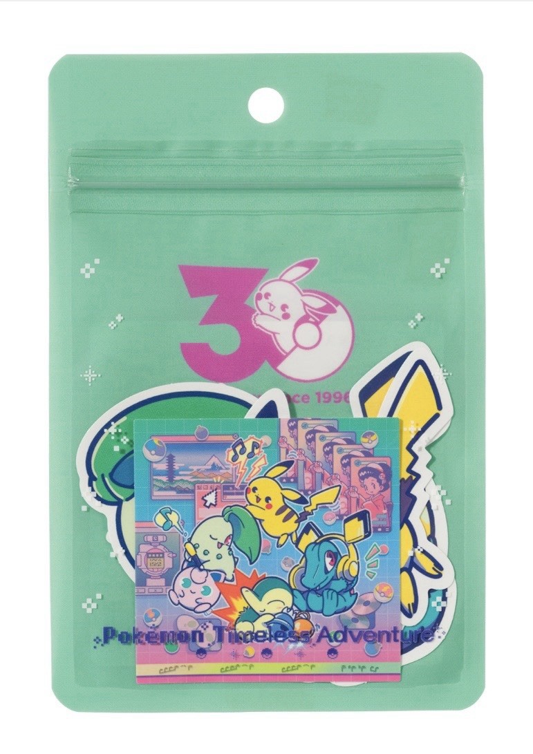 Pokemon Center Original Pokémon Timeless Adventure JohtoSticker Set 2026