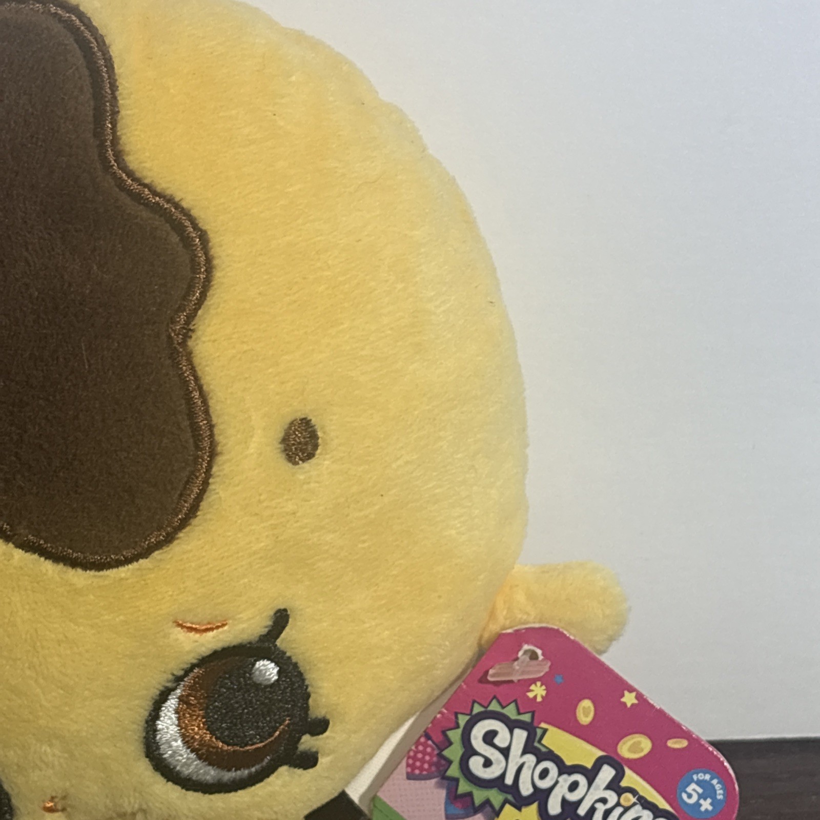 Shopkins Pancake Jake Bean Plush Toy Soft 6&Prime; 2016 Girl Boy NWT Moose Enterprise