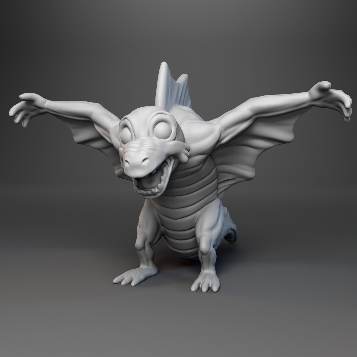 Jonny Quest Sea Monster 3D Printed 8 inches tall from Sea Haunt episode