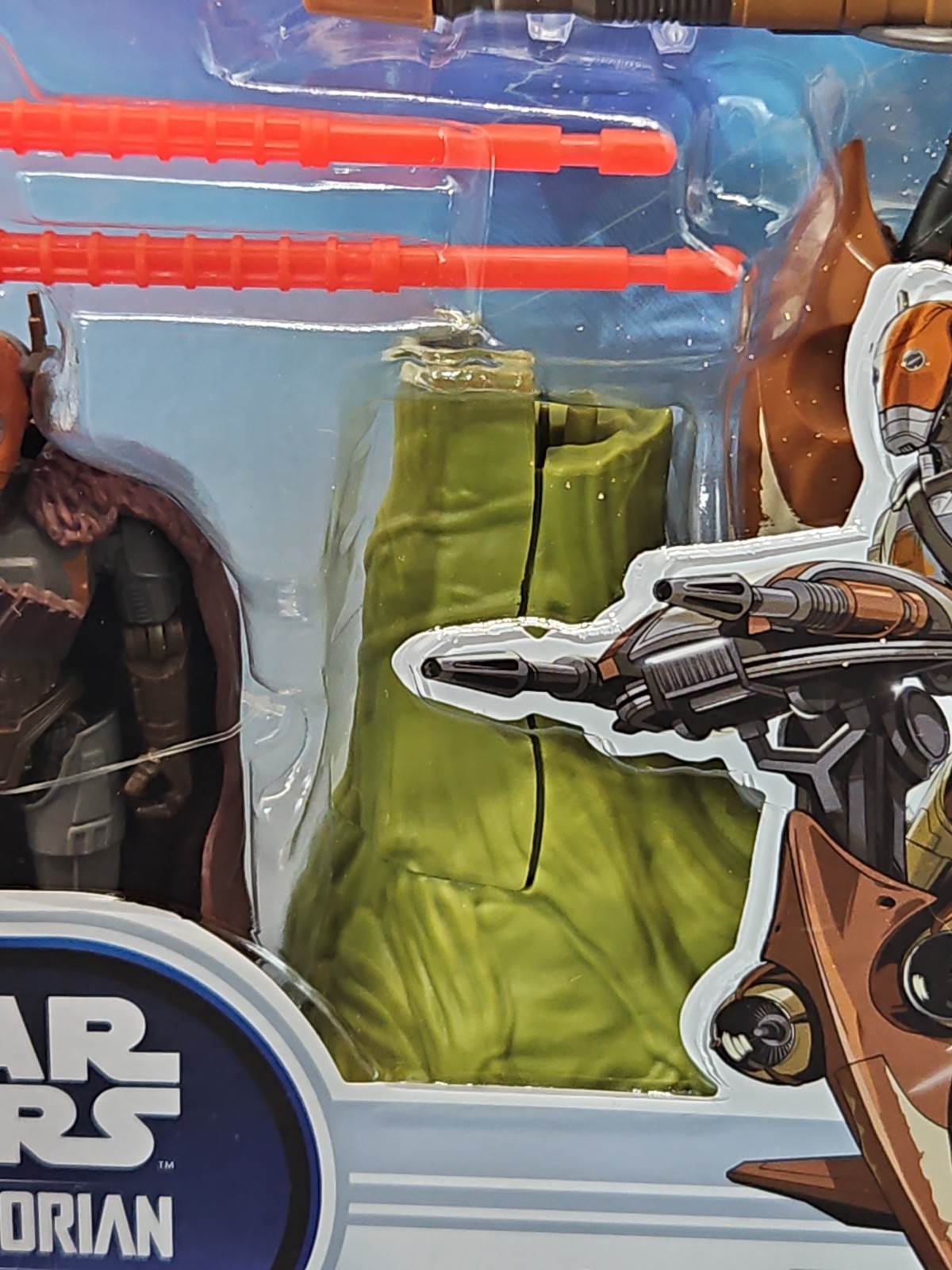 Star Wars ActionVerse Guard Droid & Mercenary STAP Mandalorian & Grogu Brand New