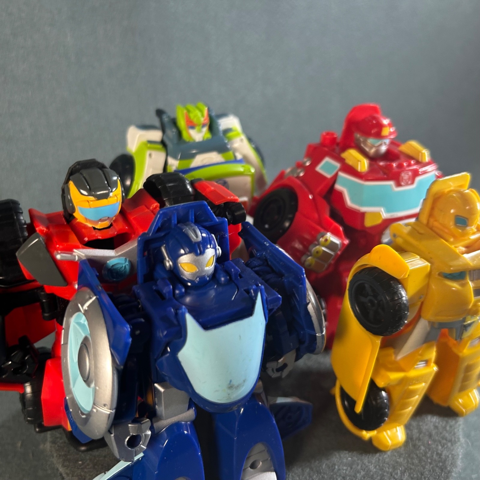 Transformers Rescue Bots Hot Shot Whirl Bumblebee Heatwave Medix Figure Lot