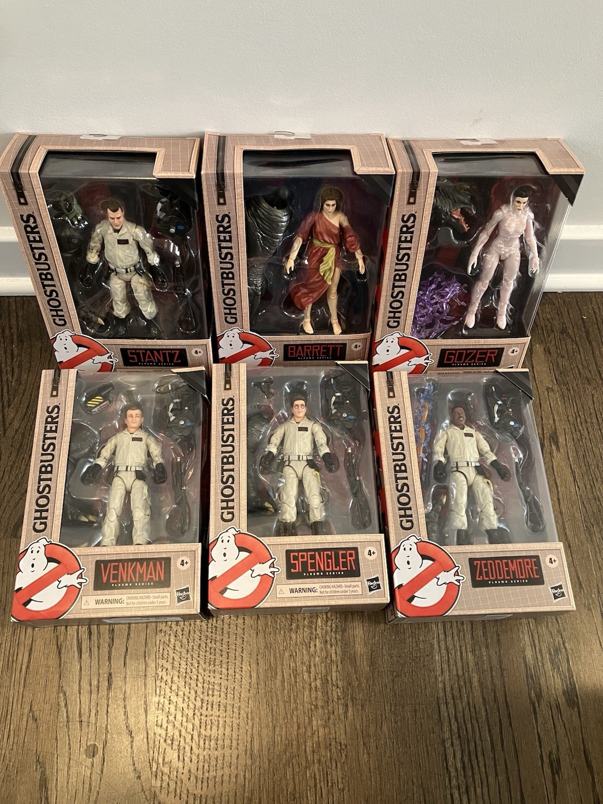 Hasbro Ghosbusters Plasma Series 1 Entire Set MIB BAF Terror Dog Venkman Egon