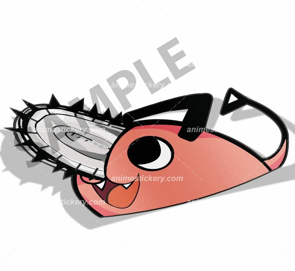 Pochita | Chainsaw Man | Peeker Anime Stickers for Cars NEW