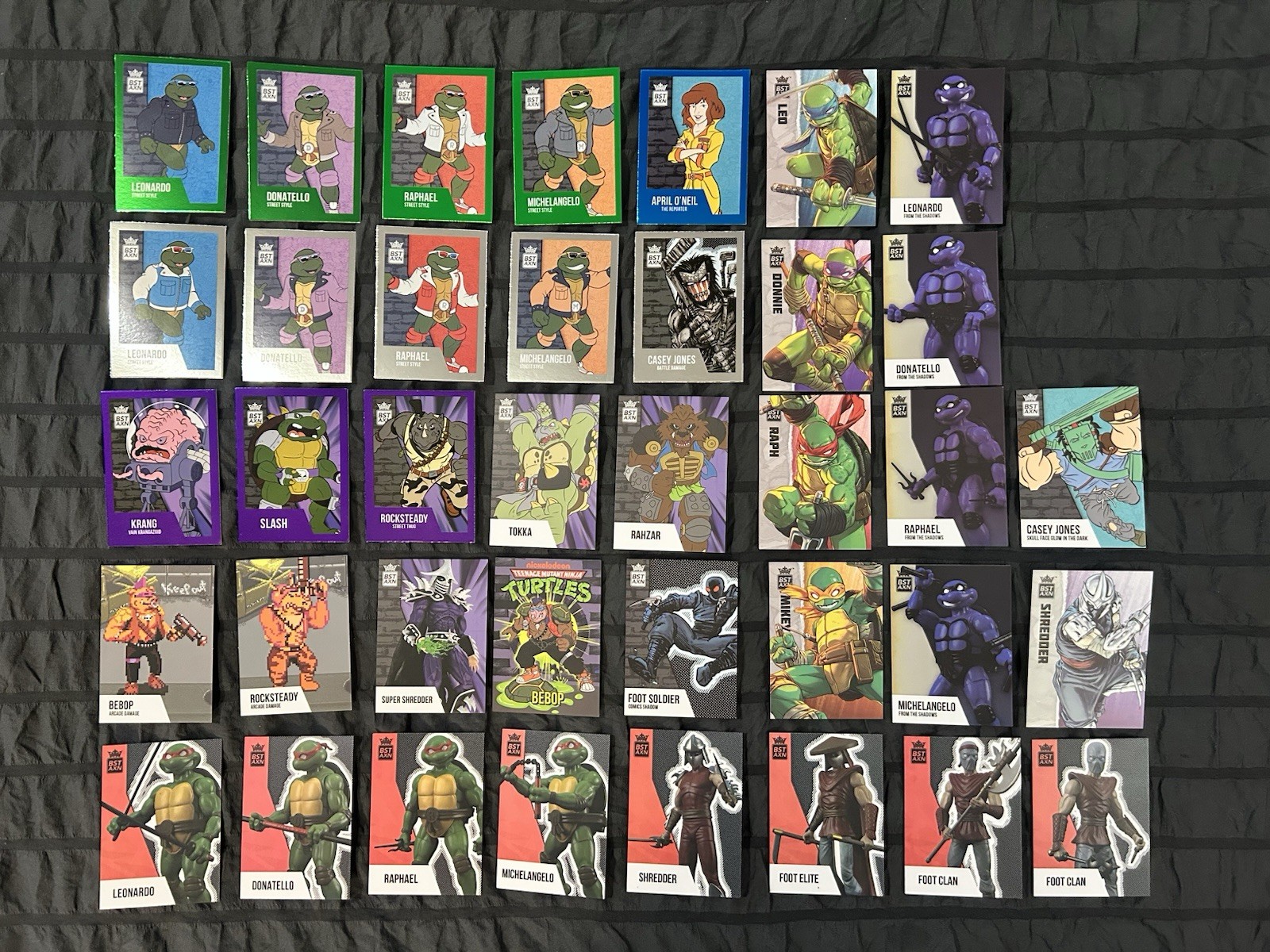 Lot Of 38 BST AXN TMNT Trading Cards Teenage Mutant Ninja Turtles Loyal Subjects