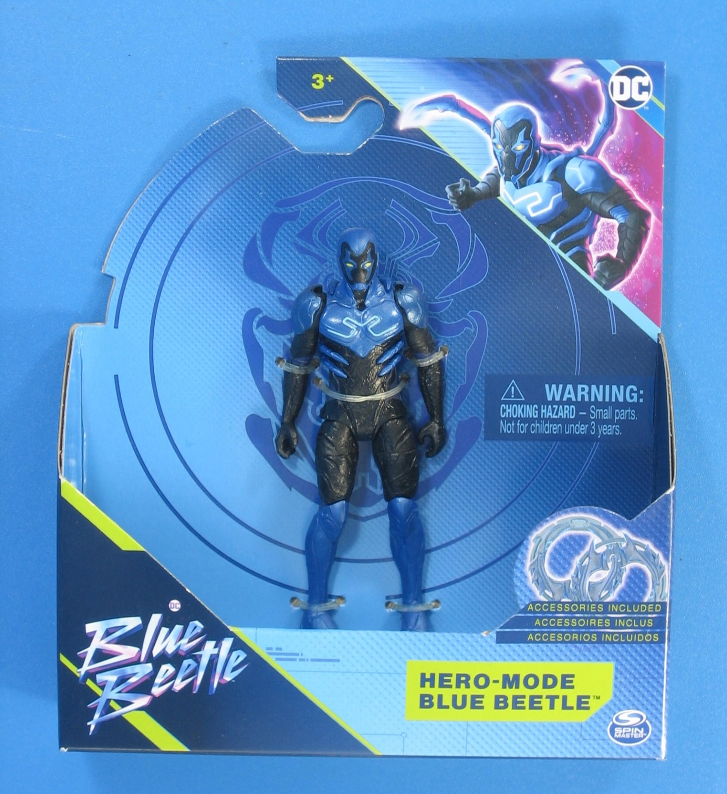 DC Blue Beetle Hero-Mode 3.75&Prime; Action Figure Comic Movie 2023 MIB Spin Master