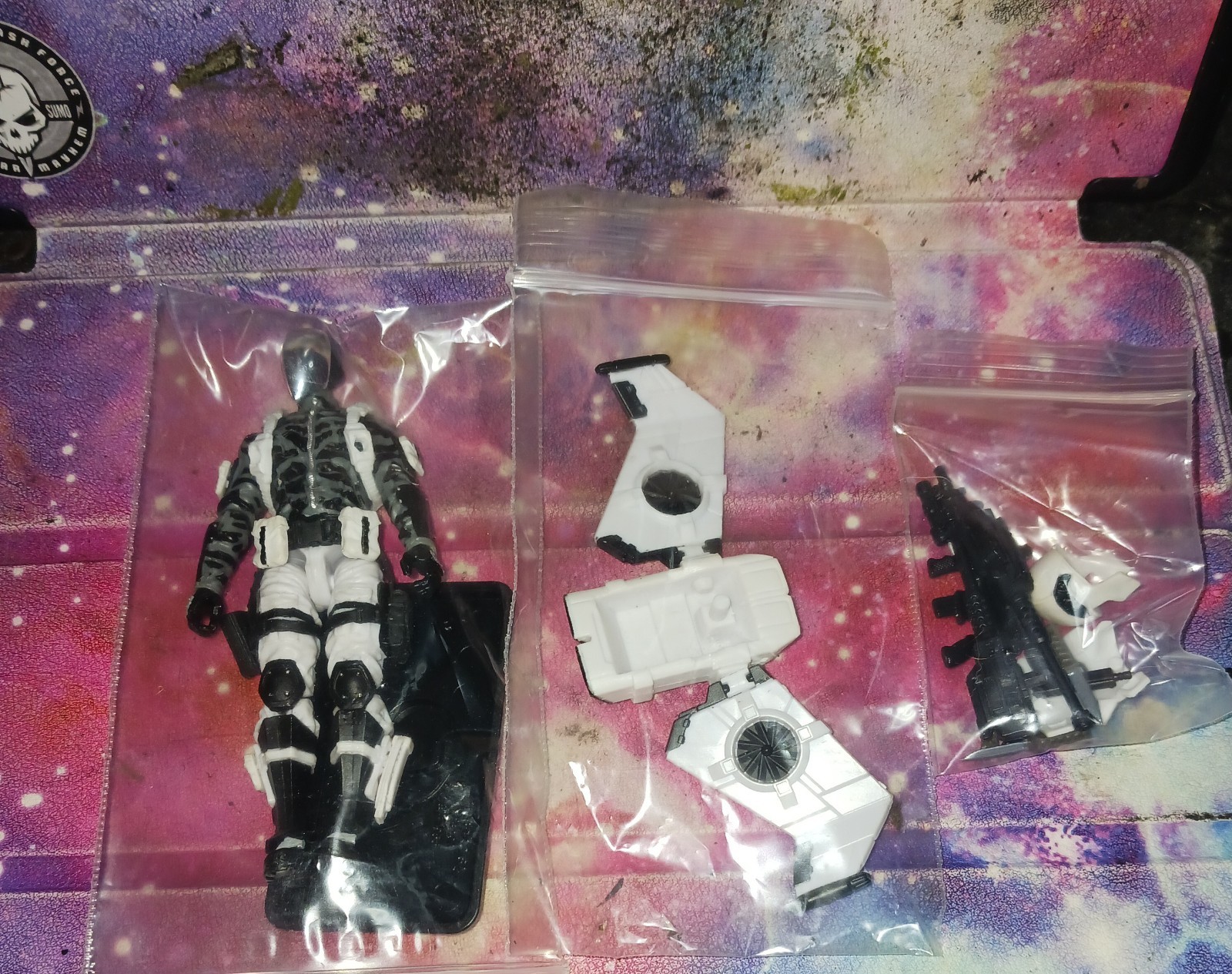 THIS IS A MARAUDER TASK FORCE FIGURE 3.75 GIJOECOBRA WHITE « RIP IT »