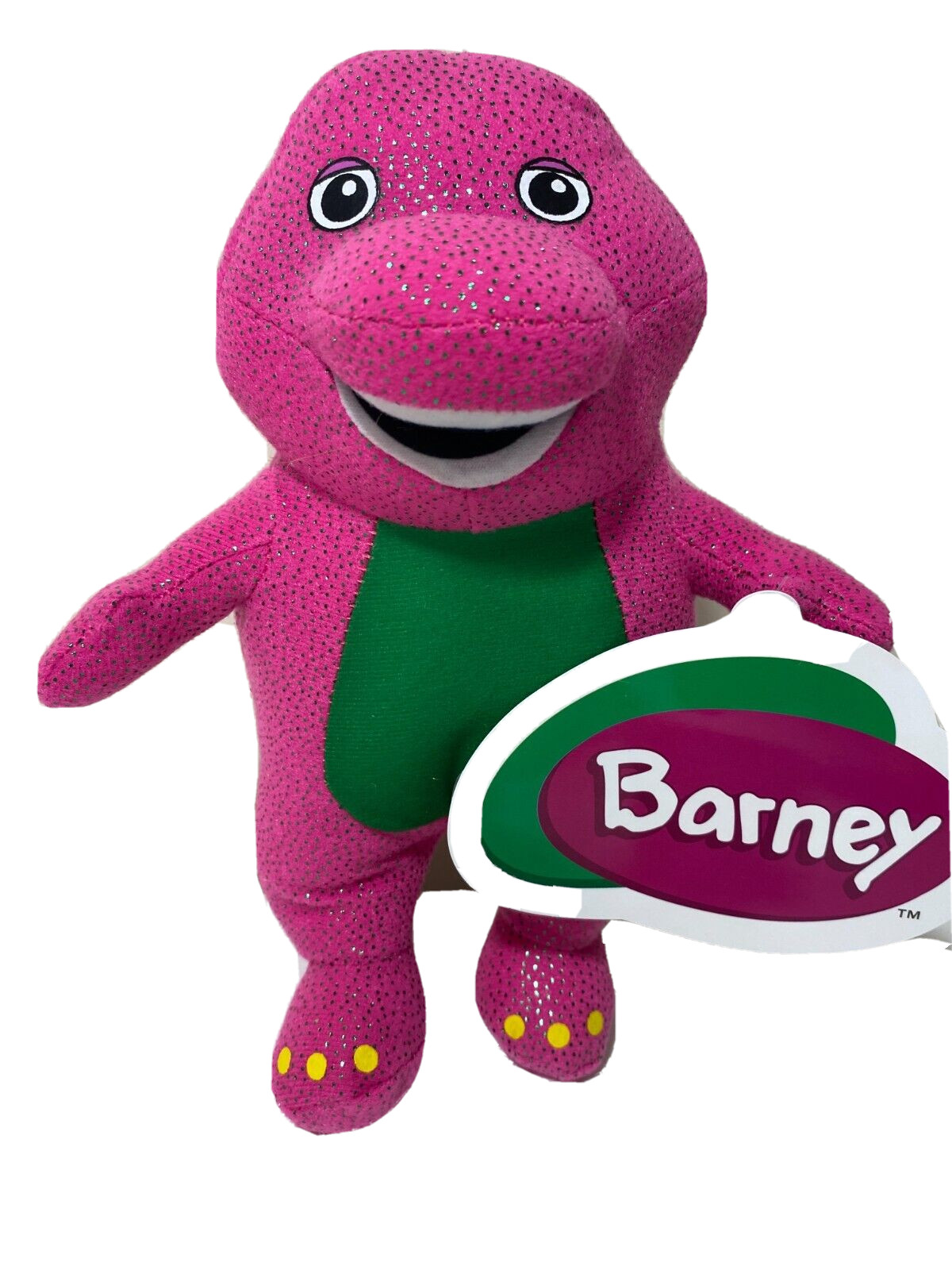 Barney and Friends Plush Toy Dinosaur. 7 inch tall. New with tag