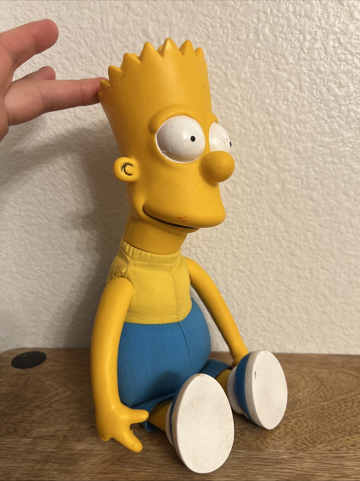 The Simpsons Bart Simpson Plush & Plastic 10&Prime; Doll (1990 Vintage Matt Groenning