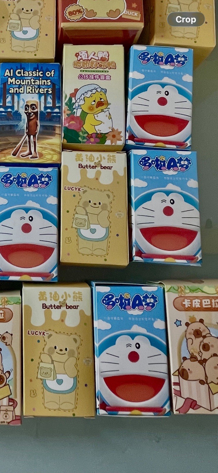 HUGE LOT 40 Mini Blind Box Bundle KEYCHAIN Minecraft Doraemon Crayon Shin-chan