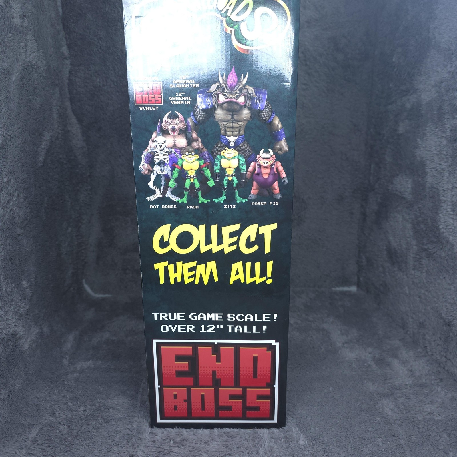 Battletoads General Vermin Premium DNA Action Figure 12in End Boss Brown Boxed
