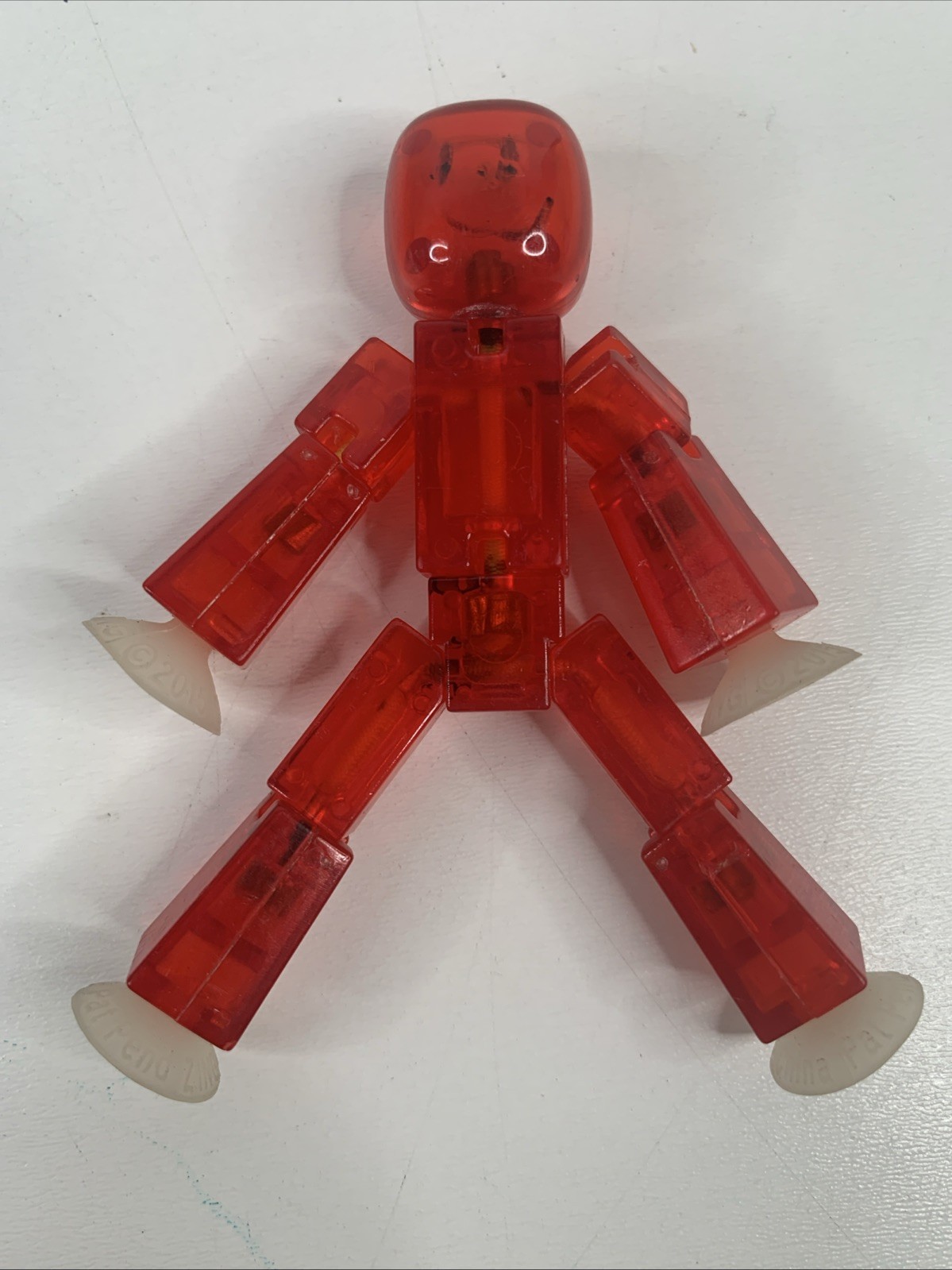 Stikbot Clear and Red Translucent Red String Action Figure Create Animation