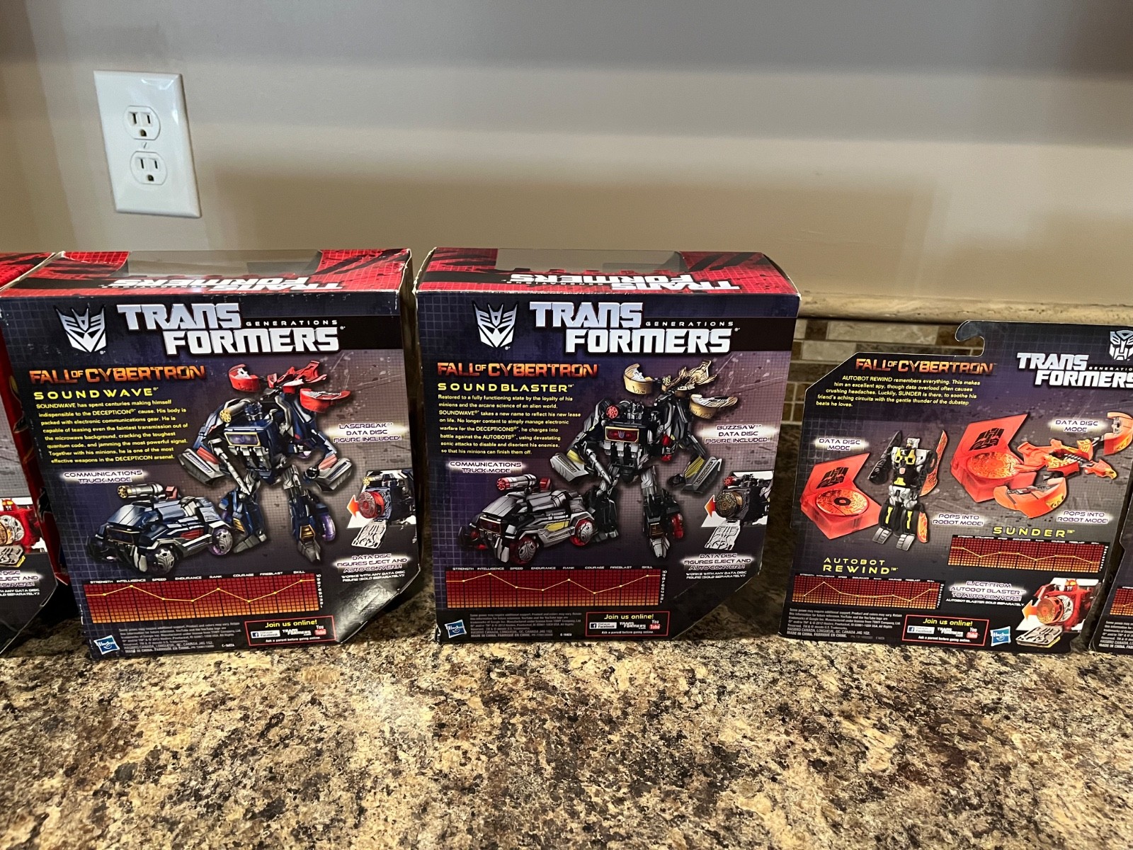 Transformers Generations Fall of Cybertron Lot