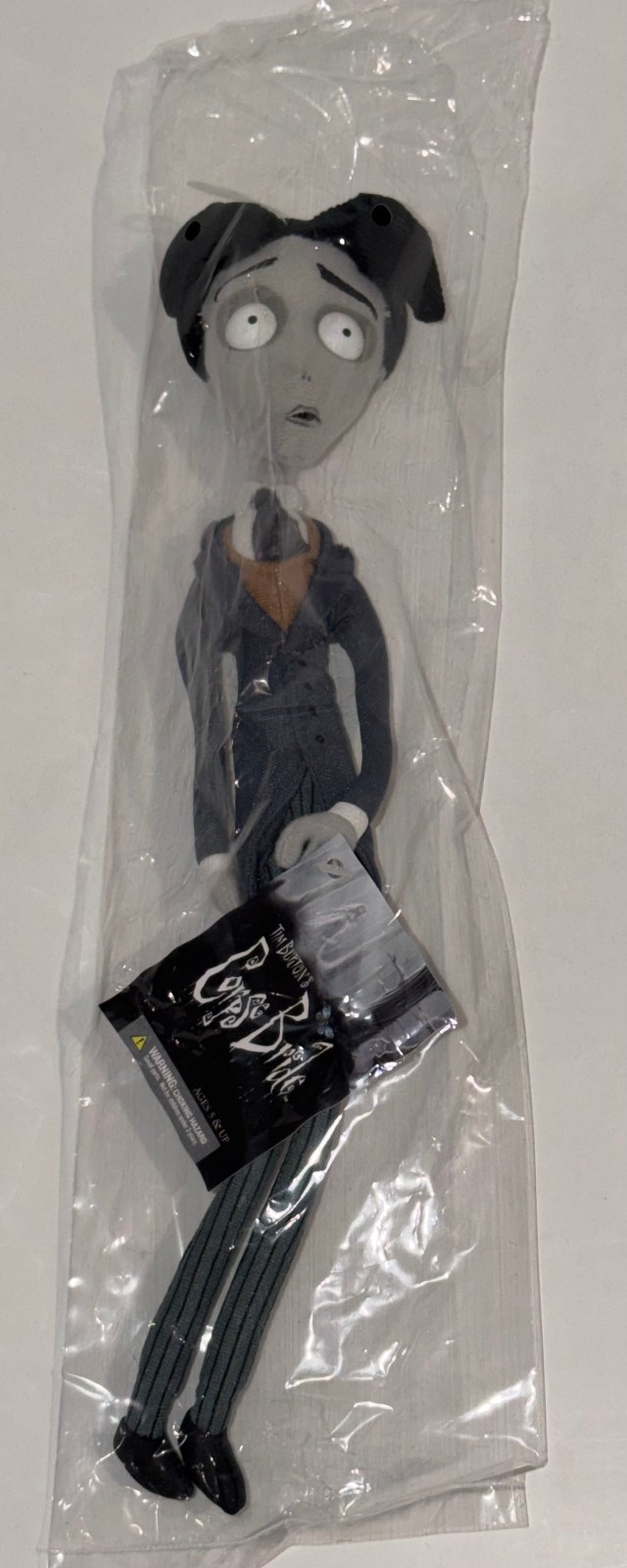 2005 CORPSE BRIDE Plush – EMILY VICTOR MAGGOT SKELETON BOY & GIRL w/ Retail Box!