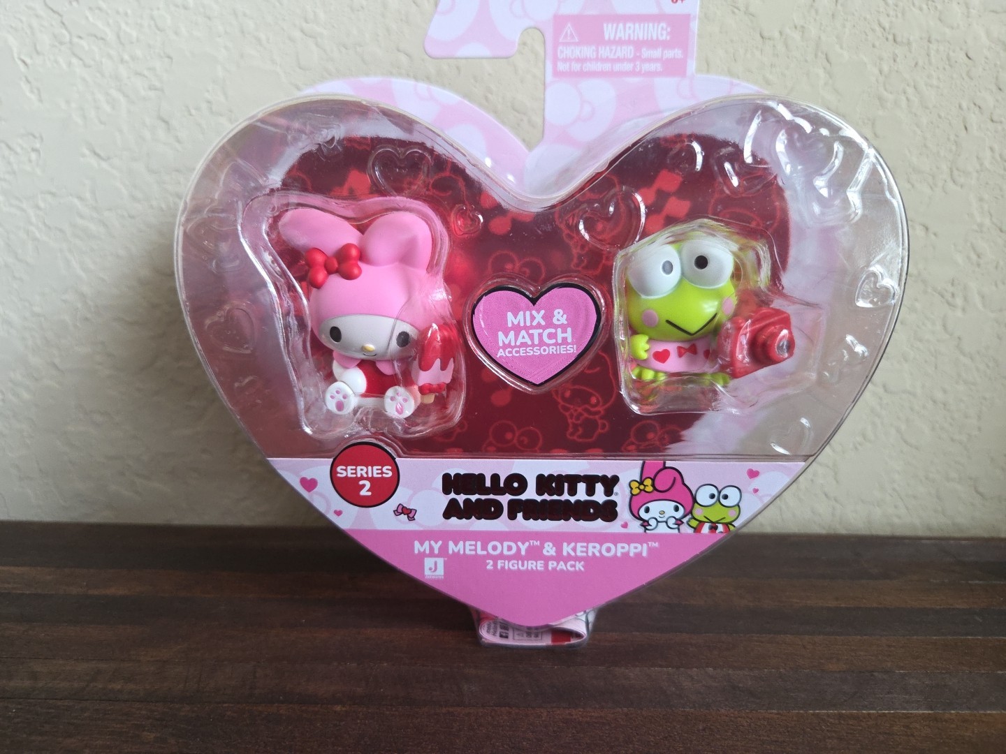 Hello Kitty My Melody & Keroppi Valentine&rsquo;s Day 2-Figure Pack -Series 2
