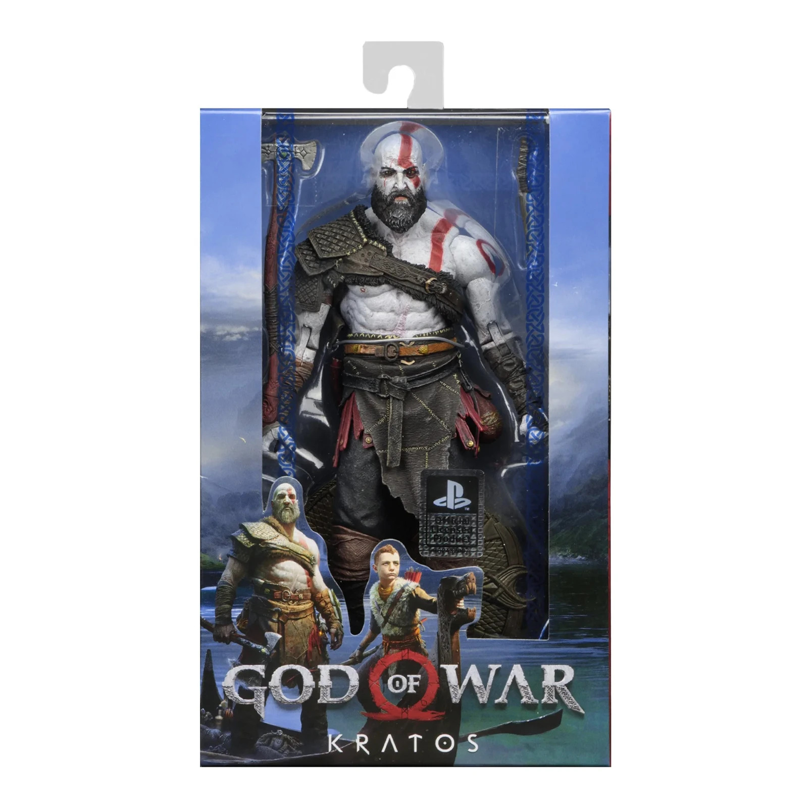 NECA God of War (2018) 7&Prime; Action Figure – Kratos Collectible Figure