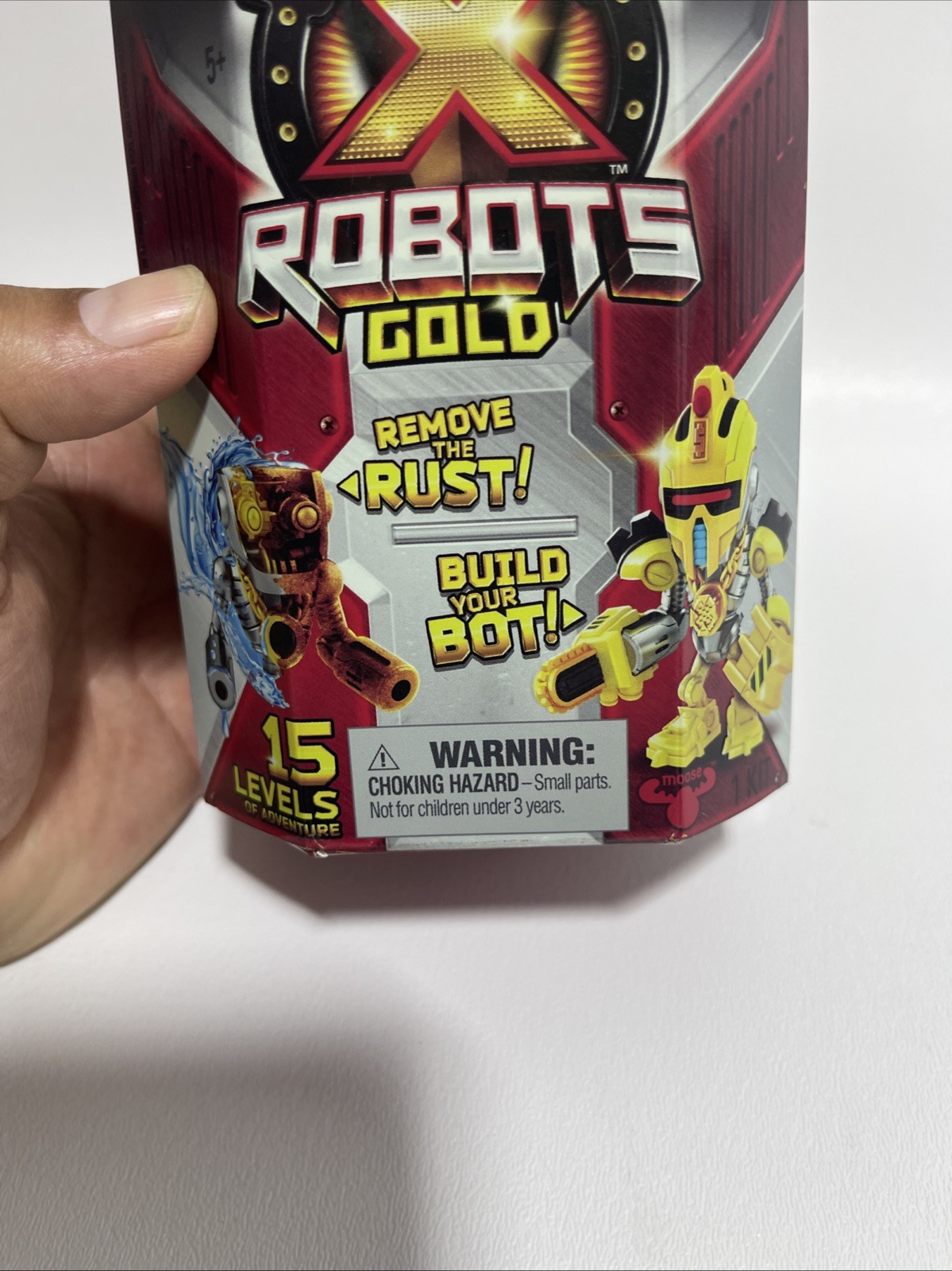 Treasure X Robots Gold Remove Build Discover 15 Levels NEW SEALED Moose Toys
