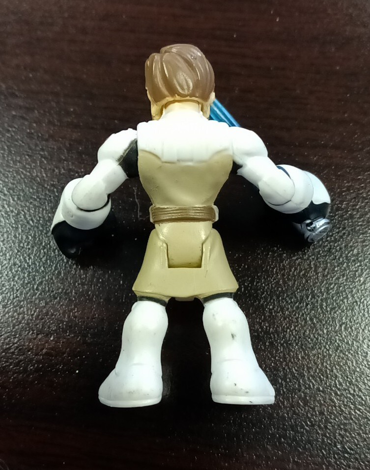 Playskool Star Wars Galactic Heroes OBI-WAN KENOBI figure Clone Wars Armor Used