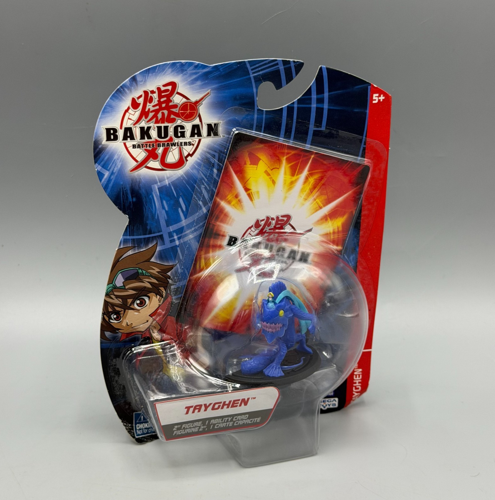 Bakugan Battle Brawlers Tayghen 2&Prime; Figure Spin Master Sega Toys 2008 New Sealed