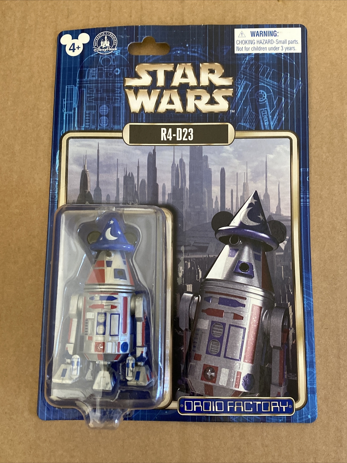 D23 Expo Exclusive Disney Star Wars R4-D23 Droid Factory Fantasia Hat Figure NEW
