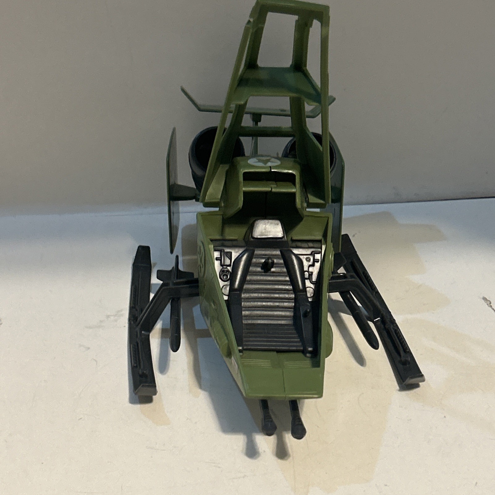 Vintage GI Joe 1984 Sky Hawk canopy damaged 100% Complete